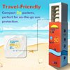 Nielies 20 Pods Sunscreen travel size, Vacation sunscreen,Reef safe sunscreen spf 50,Moisturizing Sunscreen,3ml Face & Body t travel size sunscreen bulk, 20 x 0.12 FL OZ, Best gift for Summer (20)