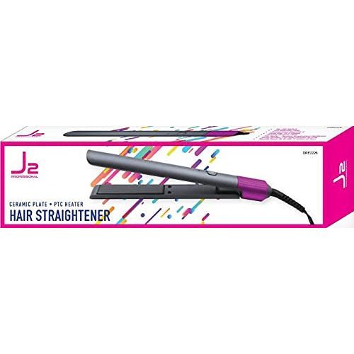 J2 Ceramic Plate Hair Straightener Flat Iron - Styling Tool