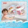 UNEEDE 2Pcak Bath Toy Organizer,Big Capacity Bathtub Toy Storage Organizer,Quick Access Bath Toy Holder For Bathtub,Baby Organizer And Storage,Quick Dry Baby Bath Toy Storage For Tub,Mesh Shower Caddy