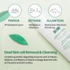 BEAUDIANI Green tree enzyme powder cleanser face, soft exfoliating facial cleanser, gentle face wash, bubble, super-hydrating hyaluronic acid facial cleanser for dry skin, make up remover