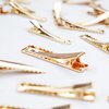 DED Gold 50 Pcs 4.5cm Metal Alligator Clips for DIY Hair Bows Accessories, Hair Clip (1.77 inches, 4.5CM)