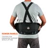 Ergodyne ProFlex 1400UN Back Support Belt, 8.75" Spandex, Universal Size, Fits Waist 28"-46 inches, Black