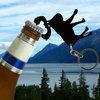Blue MOOSE Keychain Bottle Opener - Blank - Black Blue Green Purple or Red - 1-100 Packs