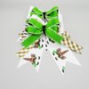Football Unicorn Equestrian Hair Bows-Available on French Barrette, Alligator Clip (French Barrette)