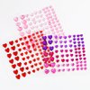 Bowitzki Face Jewels Rhinestones for Makeup,Face Gems Stick On Eye Rhinestone Sticker, Tears Rainbow Star Diamond Crystals for Women Festival Accessory Nail Art Decoration (Heart)