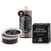 HERBOGANIC African Black Soap Liquid, Paste & Soap Bar,100% Raw Pure Natural From Ghana Face & Body Wash Supports Moisturizing,Dry Skin, Scars and Dark Spots (16 Oz Each)