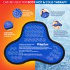 Gel Ice Pack for Injuries Reusable - Cold/Hot Pack for Neck, Shoulder, Knee, Hot Cold Therapy for Rotator Cuff Injuries, Bursitis, and Swelling, Shoulder Ice Pack Wrap, Ice Pack for Shoulder Brace