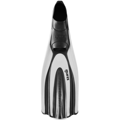 Mares Superchannel Full Foot Scuba Fins, 3.5/4.5, Blue