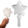Windy City Novelties 12 Pack - White Star Hand Clapper Noise Makers Party Favors