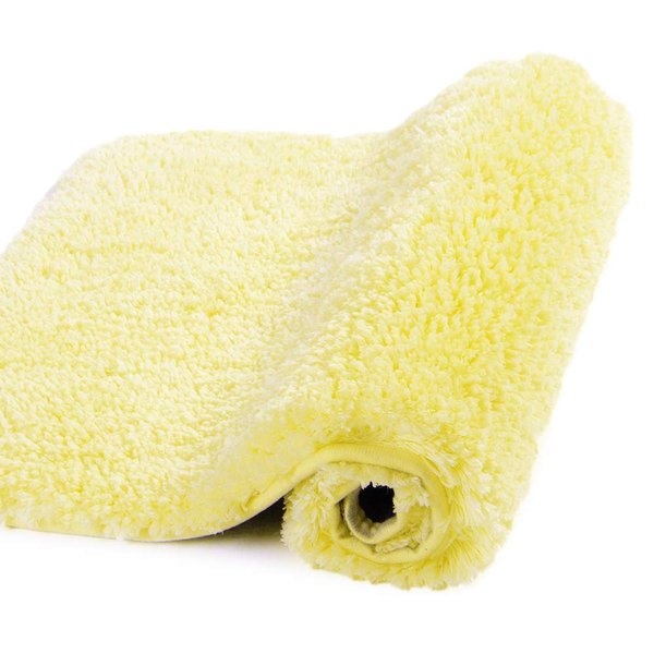 Walensee Bathroom Rug Non Slip Bath Mat for Bathroom (16 x 24, Yellow) Water Absorbent Soft Microfiber Shaggy Bathroom Mat Machine Washable Bath Rug for Bathroom Thick Plush Rugs for Shower