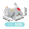 AFP Heartbeat Cat Calming Toy Heartbeat Kitty Toys Stuffed Plush Warm Toys for Cats Comfort Kitty Stress Relief and Sleep Aid Toy