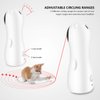 MASALING Cat Toy Laser Automatic, 2021 Newest Interactive Cat Laser Toy Placing Hign 5 Random Pattern Automatic On/Off，Interactive Laser Toy for Kitten,USB Charging