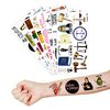 (96 PCS) Future Best Lawyer Law School Justice Temporary Tattoos Birthday Themed Party Supplies Decorations Favors Cute Funny Stickers Tattoo Gifts for Student Kids Girls Boys Women Decor Class Reward