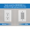 NICOR EDC1120WH1 EDC Electronic Door Chime Kit, White