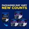 Tena Men Overnight Incontinence Protective Guard, Bladder Control, Discrete, Overnight Absorbency, 30 Count