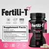 Fertili-t Female (90 Caps) Natural Fertility Support, Hormonal Balance & Prenatal Vitamins for Women, Conception Support, Natural Fertility Supplement with Aguaje & Red Maca (30-Day Supply) (1)