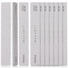 Makartt Nail File: 80 80 Grit Emery Boards for Nails, 10pcs Nail Files for Acrylic Nails, Professional Washable Doubled Sides Nail File Kit, Coarse Fingernail Files for Beauty