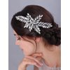 JWICOS Crystal Bride Wedding Hair Comb Bridal Hair Clip Sparkly Bridal Side Comb Hedpieces Wedding Hair Accessories for Women and Girls (Gold)