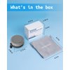 Denture Bath Case, Denture Cup, Leak Proof Portable Retainer Case, Denture Cleaning Kit with Cleaner Brush, Denture Box with Strainer & Mirror, Denture Case for Aligner Retainer Mouth Guard