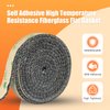 Flat Gasket Tape for Stoves and Fireplaces, Self Adhesive Flat Gasket, 5/8"x1/8" Length 72" Wood Stove Flat Gasket Tape