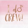 Creative Converting Rosé All Day I Do Beverage Napkins, 5", Pink