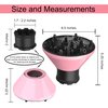 Universal Hair Diffuser Adaptable Hair Dryer Attachment for Blow Dryer Nozzles from 1.7 to 2.2 inch Diameter (Pink)