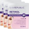 Skin Republic Retinol Hydrogel Face Mask Sheet Treatment Reduces Wrinkles Collection (3 Pack)