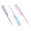 SBWC Tail Comb Barber Comb Traders Tail Comb with Medium Fine Teeth Multicolor For Men Women Children Pack of 3