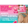Better Booty Glute Scoop, Creatine for Women Creatine + L’Glutamine Amino Acid, Perfect for Booty Gain Muscle Builder Powder Glute Growth Drink Mix Supplement (300 Grams, 30 Servings)