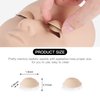 Pretty memory Lash Mannequin Head with 2 Pairs of Removable Lash Practice Eyelids, Realistic Eyelash Mannequin Head, Soft-Touch Lash Extension Supplies Lash Tech Supplies for Practice