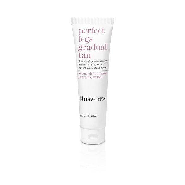 This Works Perfect Legs Gradual Tan, Self Tanner with Vitamin E & Shea Butter, 150ml