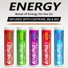 Xero Picks Energy Infused Flavored Toothpicks with Caffeine, B12 & B6-100 Picks (5 Pack Variety)