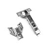 Berta (2 Pieces) Full Overlay Face Frame Soft Closing European Hinges, 110 Degree 2 Way Adjustable Clip On Concealed Kitchen Cabinet Door Hinges with Screws