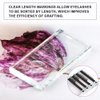 2-in-1 Eyelash Extension Crystal Pallet, Glass False Lashes Stand Tray, Strip Tile Holder for Lashes Adhesive Glue, Nail Art Painting Color Toning Glass Board (1Pcs)