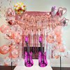 31 PCS Singer Birthday Decorations Happy Birth-Tay Balloons Singer Birthday Balloons Glitter Purple Happy Birth-Tay Decorations for Girl Boys Birthday Party