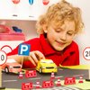 TOYANDONA 12pcs Construction Traffic Sign Set, Mini Traffic Cones Traffic Barricade Signs Toy Plastic Road Street Signs Toys for Kids Cone Construction Theme Party Favors