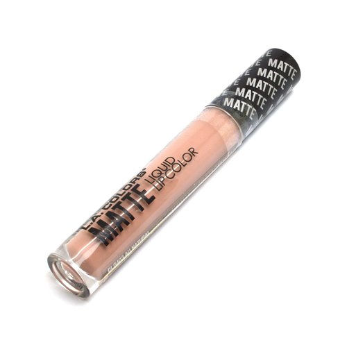 L.A. Colors 1 Matte Liquid Lip Color Lipgloss [ CLG403 Au Natural ] Lip Gloss Paint Stick + Free Zipper Bag