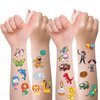 Habett Tattoos for Kids, 300+ Mixed Styles Temporary Tattoos Stickers Set for Girls and Boys, Space Dinosaur Animals Butterfly Tattoos for Kids Birthday Party Supplies