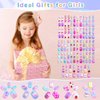 168Pcs Press on Nails for Kids Girls, Shynek Kids Fake Nails for Children Pre Glue Stickers Nails Full Cover Short Acrylic Nails Set Gifts for Girls Nail Art Decoration