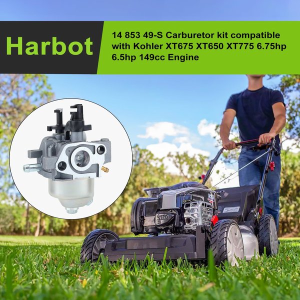 Harbot 14 853 36-S 49-S Carburetor for Kohler Courage XT6 XT7 XT650 XT675 XT149 Toro 20371 6.75 149CC 14 853 21-S 43-S 59-S
