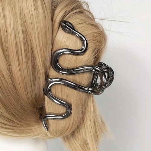 Snake Metal Hair Claw Clips, 1Pcs 4.52Inch Elegant Hair Claw Clips for Thin Thick Hair Accessorie...