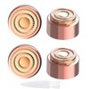 Replacement Heads for Flawless Facial Hair Remover Generation 3, 4pcs Heads Gen 3 for Flawless finishing touch Hair Removal Tool