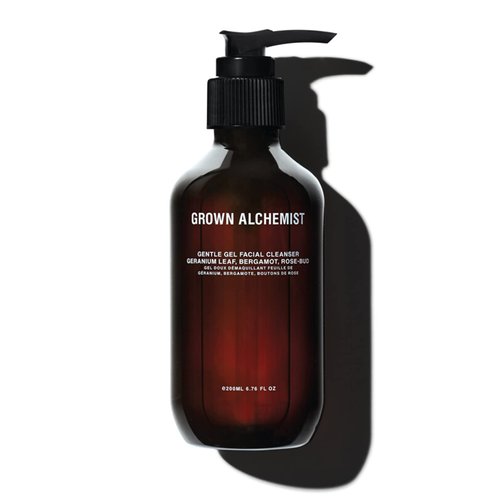 Grown Alchemist Gentle Gel Facial Cleanser with Bergamot and Rosebud. Hydrating Exfoliating Face ...