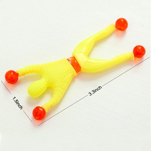 JOHOUSE Sticky Man, 24PCS Sticky Wall Climber Rolling Men, Window Crawlers Party Favors for Kids Classroom School Exchange Prize, Valentine Goodie Bag Stuffers