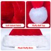 Solvora Santa Hat - Christmas hats Adults - Unisex Adult Santa Hats Suitable for Christmas New Year Holiday Party Supplies