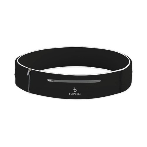 FlipBelt Elite Running Belt for Phone and Small Accessories, Water-Resistant Exercise Waist Pouch, XS, Black