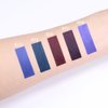 evpct 5Pcs Dark Light Blue Plum Purple Red Violet Matte Liquid Lipstick Lip Stain Sets for Women Matte+Lipstick Long Lasting 24 hr Hours Magic Lipstick 24 Hours original Waterproof Set02