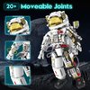 okk Space Astronaut Building Set, Space Toy for Kids, Collectible Astronaut Toy with Display Stand, Creative Space Exploration Astronaut Building Kit Gifts for Adults Boys Girls (652 Pieces)