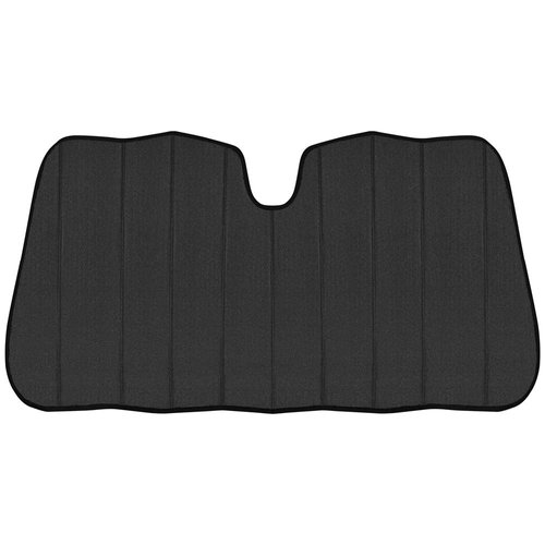 BDK-AS-2511 Front Windshield Shade-Accordion Folding Auto Sunshade for Car Truck SUV-Blocks UV Rays Sun Visor Protector-Keeps Your Vehicle Cool-57 x 27 Inch, Black Glitter