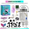 Mermaid Toy Lantern Night Light Craft Kit, Birthday Gifts for Kids, DIY Mermaids Arts and Crafts, Gift for Girls Ages 3 4 5 6 7 8-12 Years, Stem Toys